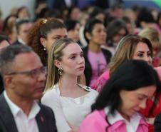 O governador Darci Piana participa nesta quarta-feira (28) do Lançamento do projeto "Paraná Cuida Delas" da Secretaria de Estado da Mulher, Igualdade Racial e Pessoa Idosa do Paraná.