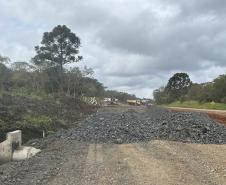 Duplicação em concreto de rodovia entre Pitanga e Turvo chega a 57,8% de execução
