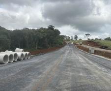 Duplicação em concreto de rodovia entre Pitanga e Turvo chega a 57,8% de execução