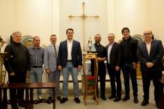 Governador Carlos Massa Ratinho Junior recebe a imagem de Nossa Senhora do Rocio no Palacio Iguaçu