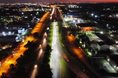 Com 500 metros iluminados, modernização do Contorno Sul de Curitiba já atende usuários