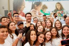 Governador inaugura escola estadual com capacidade para 900 estudantes em Ortigueira