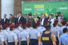 Em solenidade em Curitiba, governador abre comemorações da Semana da Pátria