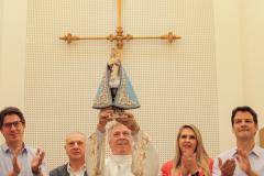 Palácio Iguaçu recebe imagem peregrina de Nossa Senhora do Rocio, Padroeira do Paraná