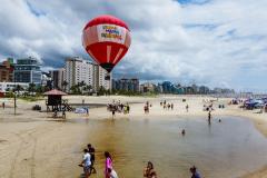 Voos de balão do Verão Maior Paraná atraíram mais de mil participantes no Litoral