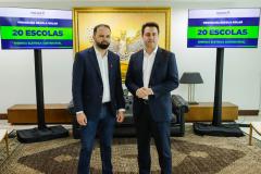 Governador anuncia pacote para educação com seis novas escolas, ampliações e placas solares