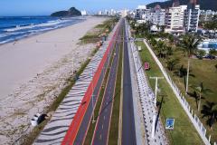 Obras de revitalização da orla de Matinhos alcançam 94,21% no mês de maio