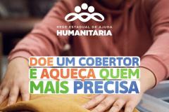 Inverno solidário: Governo do Paraná lança campanha de arrecadação de cobertores