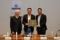 Curitiba, 12 de agosto de 2024 - Apresentação da Fábrica de Ideais pelo governador do Paraná, Carlos Massa Ratinho Jr., e a empresa Audi.