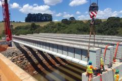 Duplicação da PRC-466 em Guarapuava avança com nova ponte e pista de concreto Foto: DER