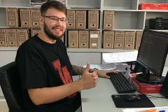 Felipe Stoski, de 27 anos, foi contratado como assistente administrativo em uma agência de comunicação Foto: Felipe Stoski/Arquivo pessoal