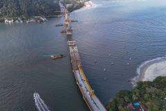 73% finalizada: relembre os principais passos da construção da Ponte de Guaratuba