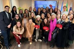 Paraná fortalece cooperação internacional e encerra participação na CSW70 com agenda de políticas públicas para mulheres