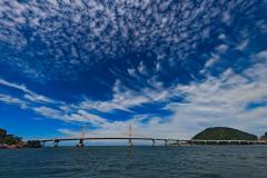 Ponte de Guaratuba: a duas semanas da inauguração, obras reúnem quase 500 funcionários