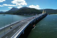 Tráfego de veículos da Ponte de Guaratuba será liberado no domingo, às 13h