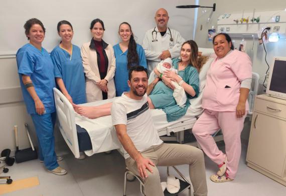 Felipe é o primeiro bebê a nascer na nova maternidade do Hospital Regional de Ivaiporã