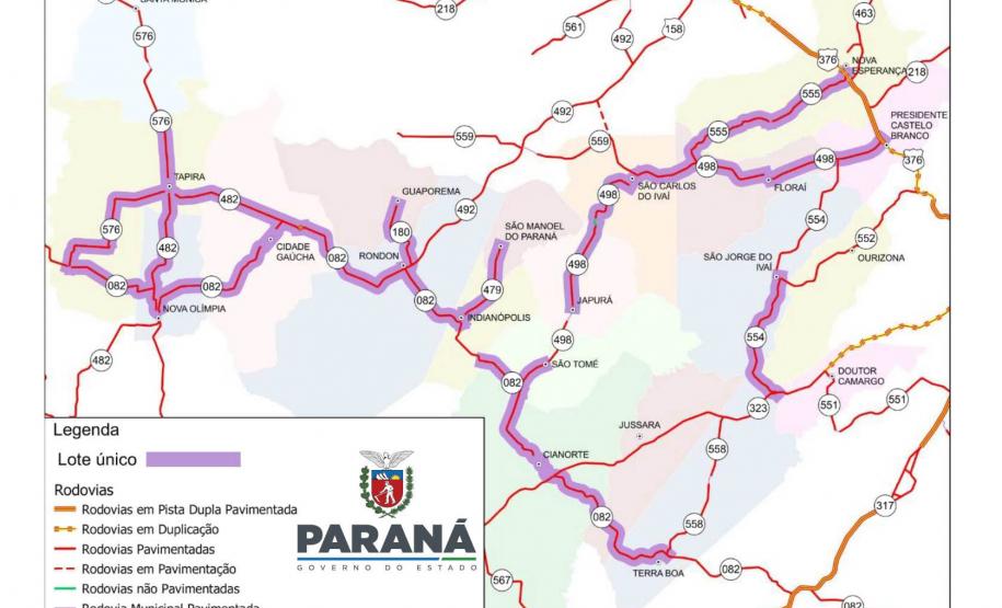 DER finaliza serviço de conservação da PR-498 em Japurá