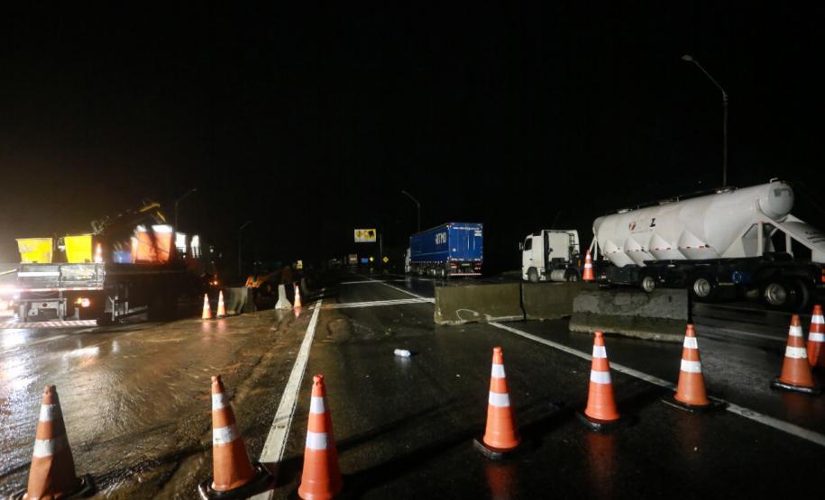 Equipes do Estado auxiliam trabalhos de atendimento às vítimas do deslizamento da BR-376