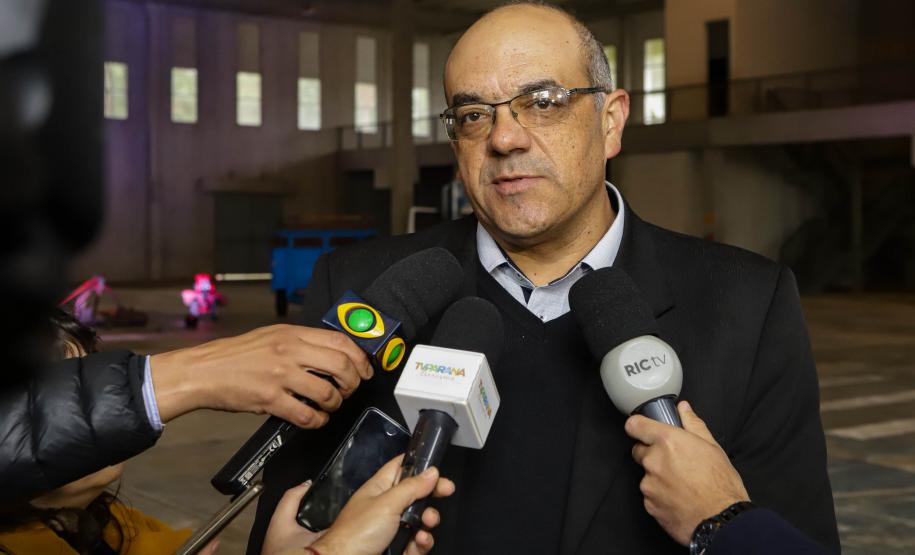 Pinhais, 01 de novembro de 2022 - Evento de entrega de veículos, benfeitorias e formalização de parceria com o governo israelense que aconteceu no Colégio Agricola Nilton Freire Maia.