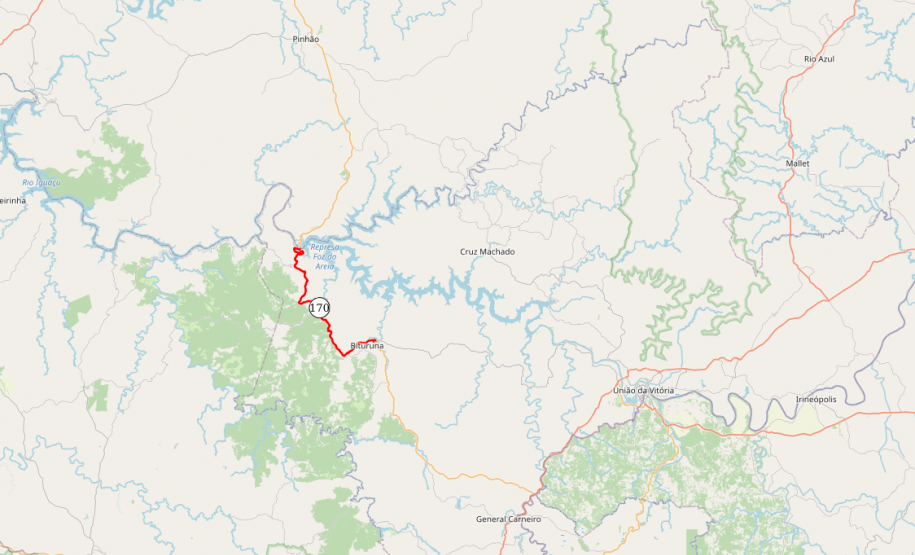 PR-170 em Bituruna passará por obras após danos causados pelas chuvas
