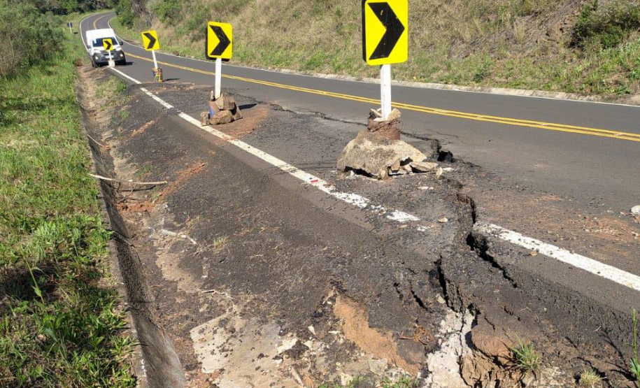 PR-170 em Bituruna passará por obras após danos causados pelas chuvas