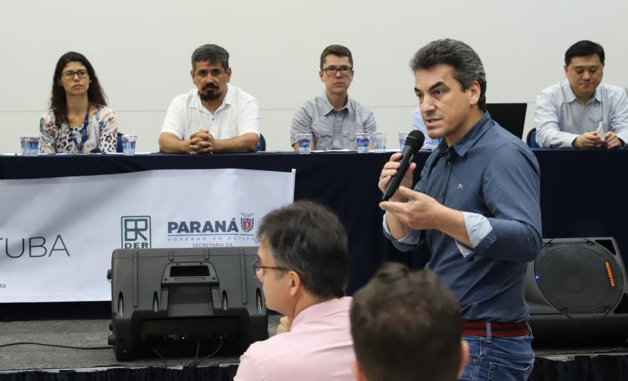 Em audiência pública, Governo debate com população obras da Ponte de Guaratuba