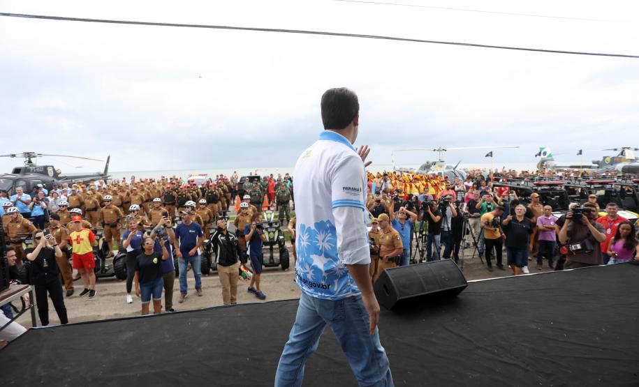 Governador lança o Verão Maior Paraná, que tem reforço de serviços e muito esporte e lazer