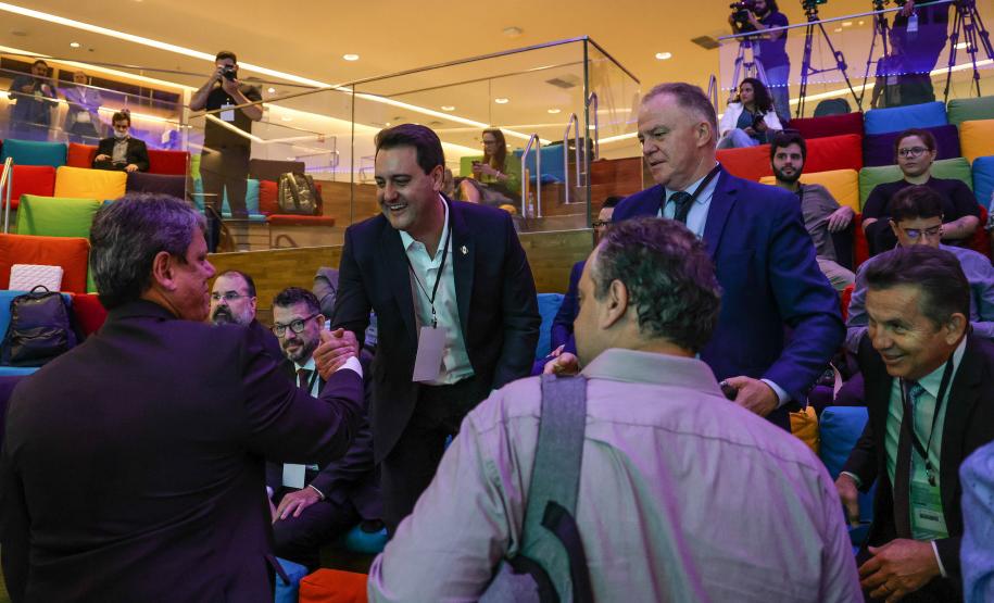 Em São Paulo, governador Ratinho Junior apresenta projetos de infraestrutura a investidores