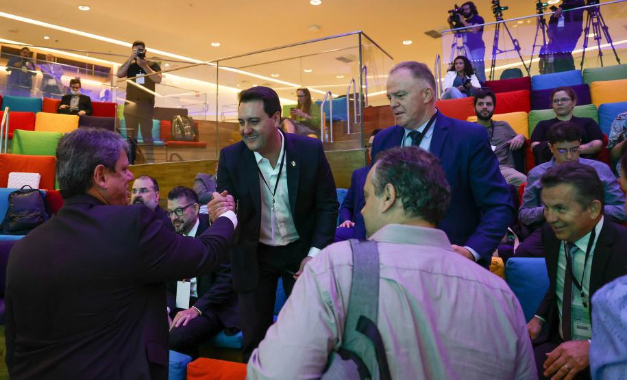 Em São Paulo, governador Ratinho Junior apresenta projetos de infraestrutura a investidores