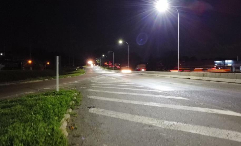Com 500 metros iluminados, modernização do Contorno Sul de Curitiba já atende usuários