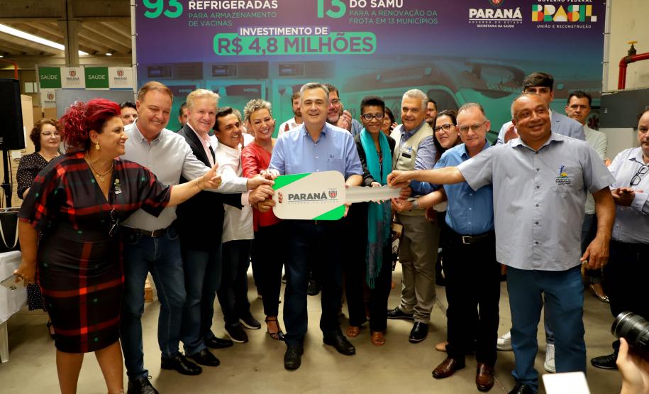 Municípios recebem ambulâncias do Samu e 93 câmaras frias para armazenamento de vacinas