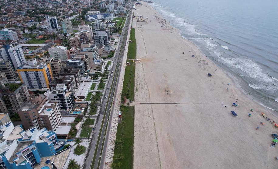 Revitalização da orla vai ampliar em quase cinco vezes a área de restinga nativa de Matinhos
