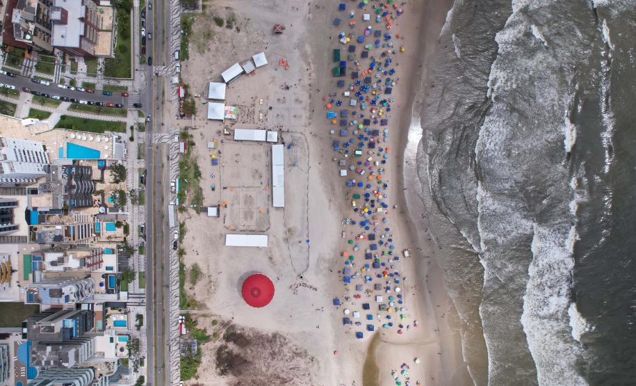 Beleza contemplada do alto: voo de balão estreia no Verão Maior Paraná