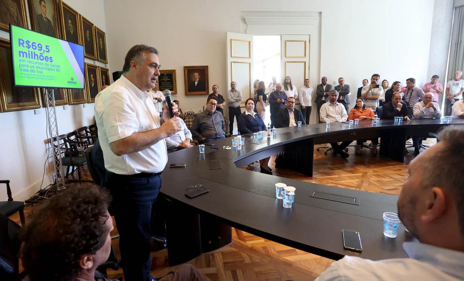 Governo do Estado garante R$ 72,8 milhões para investimentos em saúde no Vale do Ivaí