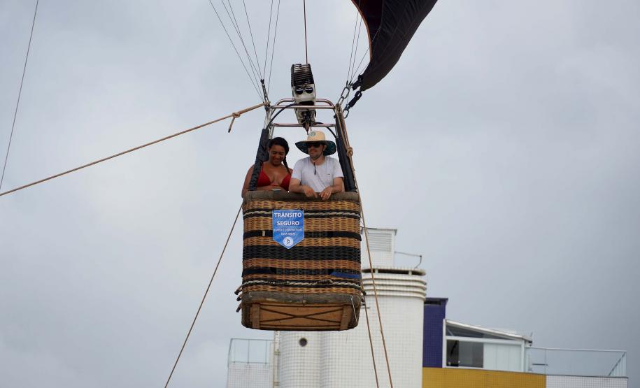 Beleza contemplada do alto: voo de balão estreia no Verão Maior Paraná