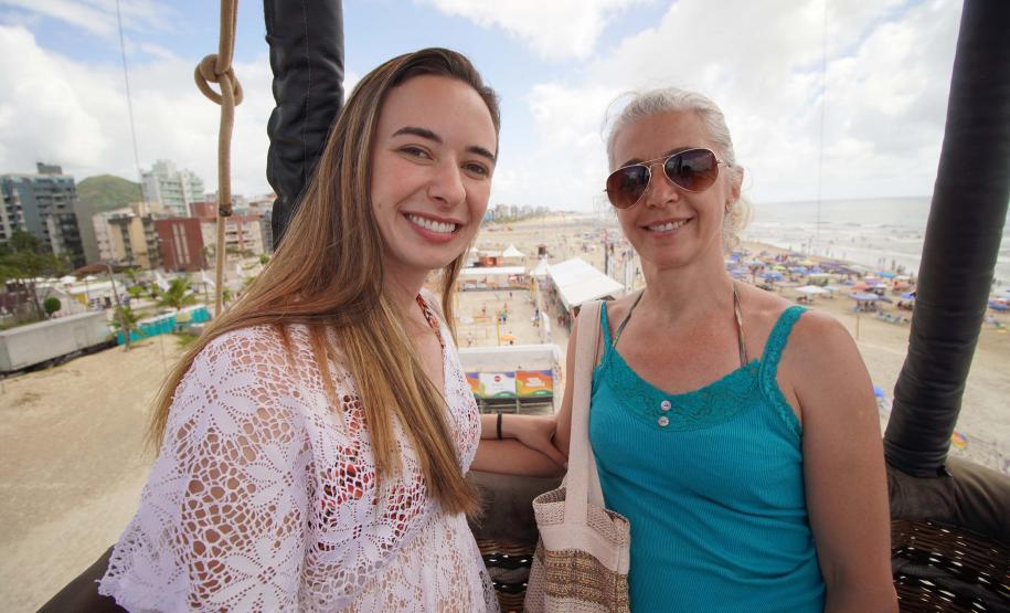 Beleza contemplada do alto: voo de balão estreia no Verão Maior Paraná