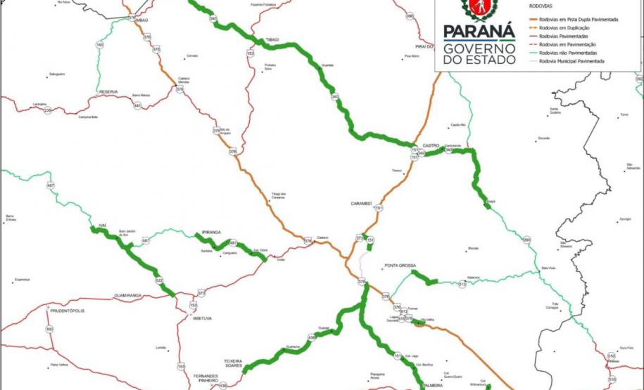DER homologa investimento de R$ 27,7 milhões em rodovias dos Campos Gerais e Centro-Sul