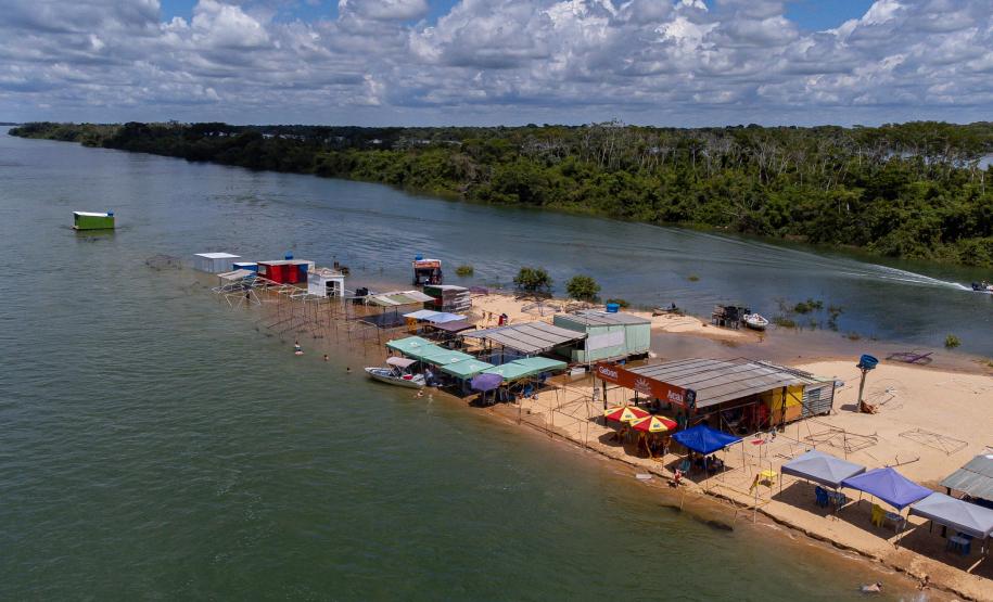 Estado amplia opções de lazer a veranistas que visitam praias de água doce do Noroeste