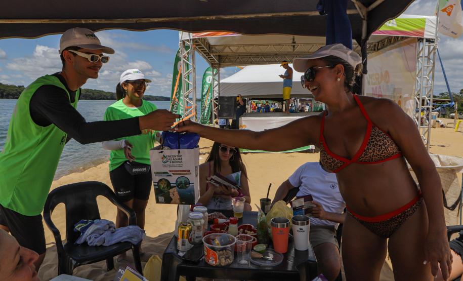 Estado amplia opções de lazer a veranistas que visitam praias de água doce do Noroeste