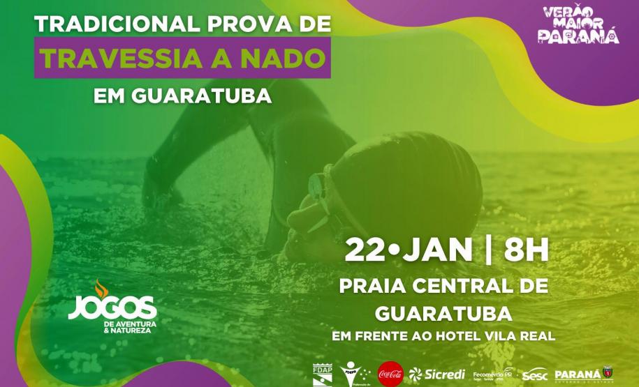 Com 350 inscritos, tradicional travessia a nado de Guaratuba será retomada no final de semana