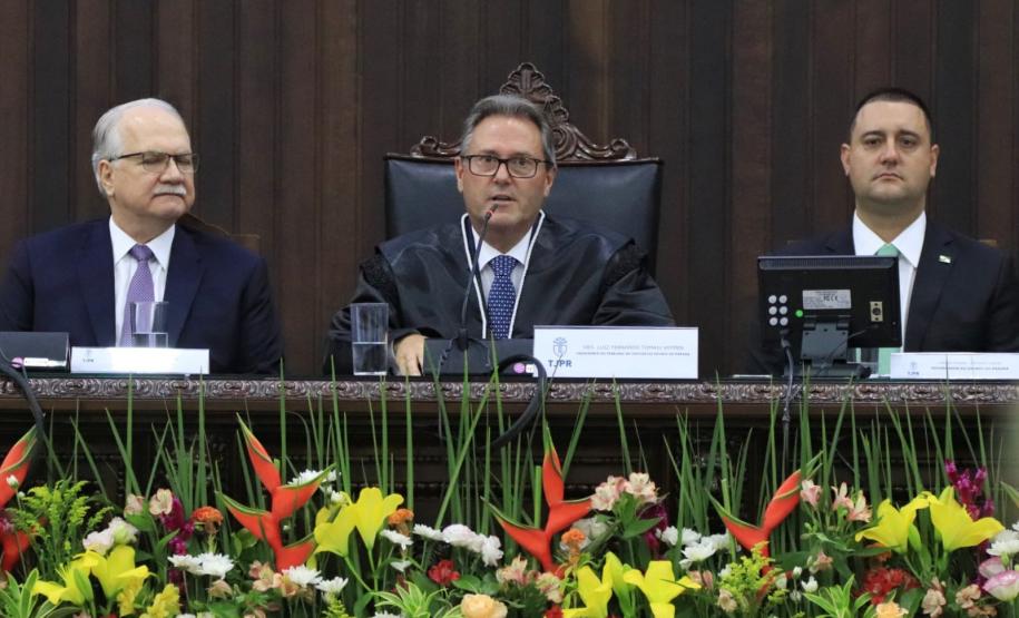 Posse do novo presidente do Tribunal de Justiça do Paraná - TJPR - Desembargador Luiz Fernando Tomasi Keppen