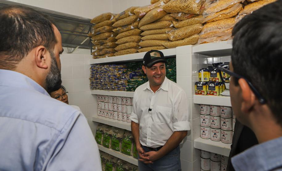 Manoel Ribas, 02 de fevereiro do 2023 - O governador Carlos Massa Ratinho Junior entregou na manhã desta quinta-feira as obras de ampliação no Colégio Estadual Indígena Cacique Gregório Kaekchot, na terra indigina Ivaí.