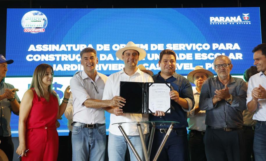 Governador libera construção de colégio em Cascavel que vai atender 1,5 mil alunos