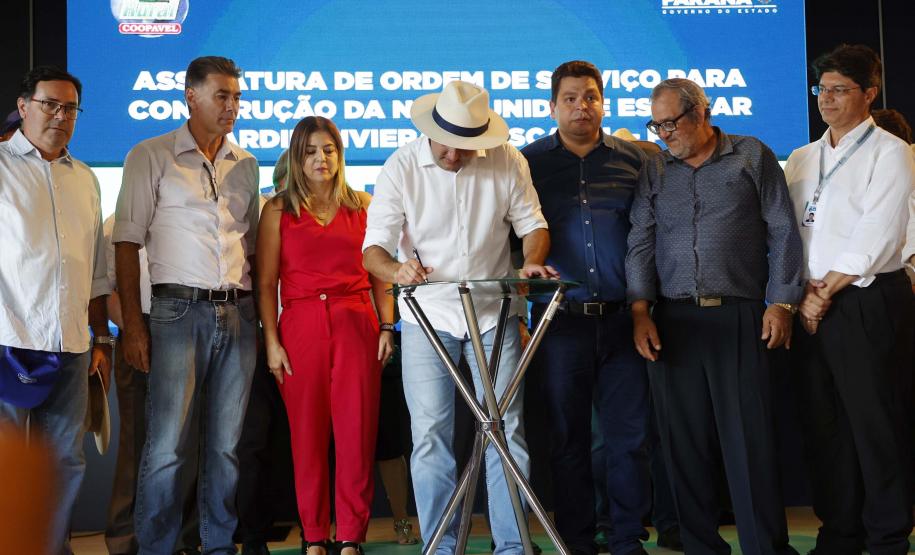 Governador libera construção de colégio em Cascavel que vai atender 1,5 mil alunos
