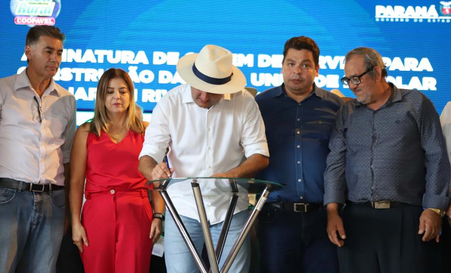 Governador libera construção de colégio em Cascavel que vai atender 1,5 mil alunos