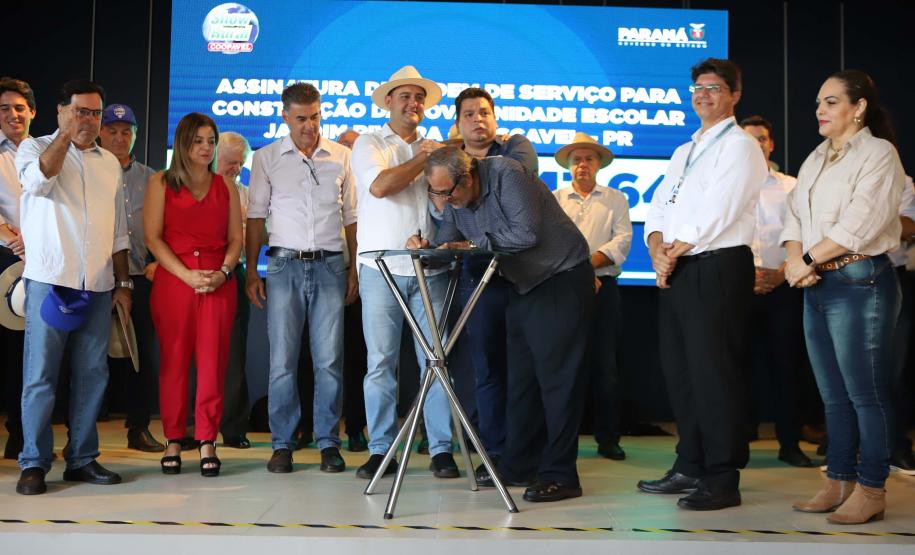 Governador libera construção de colégio em Cascavel que vai atender 1,5 mil alunos