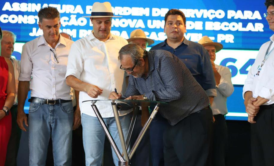 Governador libera construção de colégio em Cascavel que vai atender 1,5 mil alunos