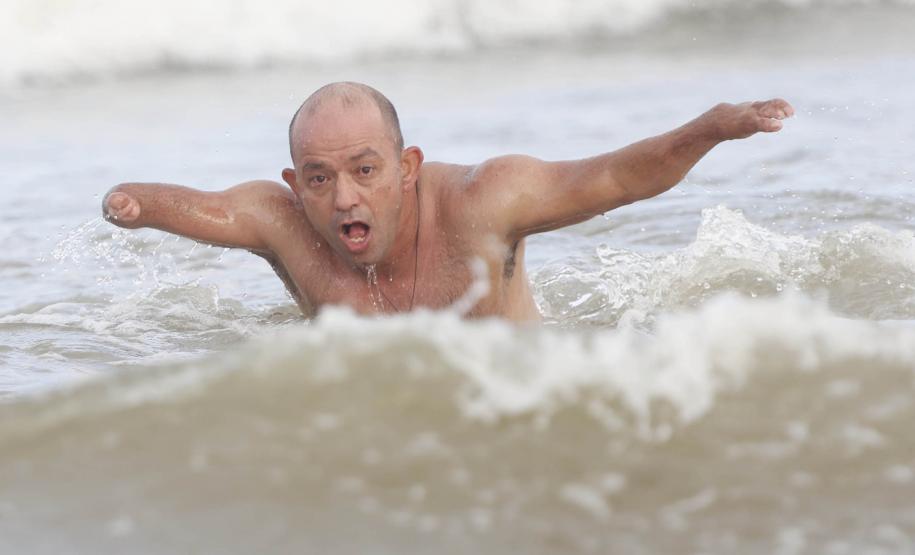 Verão Maior Paraná - Praia Brava de Guaratuba Federação Paranaense de Bodyboarding, do Instituto Guaramar e da prefeitura de Guaratuba, promoveram um evento com PCD - pessoas com deficiência, de pratica do esporte Bodyboarding.