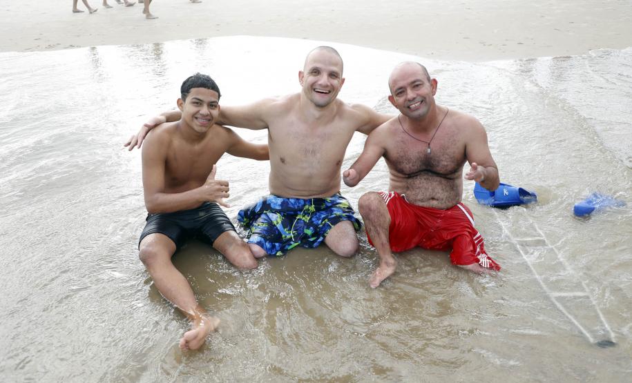 Verão Maior Paraná - Praia Brava de Guaratuba Federação Paranaense de Bodyboarding, do Instituto Guaramar e da prefeitura de Guaratuba, promoveram um evento com PCD - pessoas com deficiência, de pratica do esporte Bodyboarding.