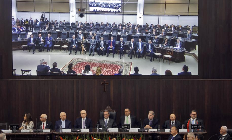 Posse do novo presidente do Tribunal de Justiça do Paraná - TJPR - Desembargador Luiz Fernando Tomasi Keppen